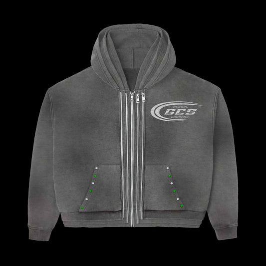 GCS Three Zipper Hoodie