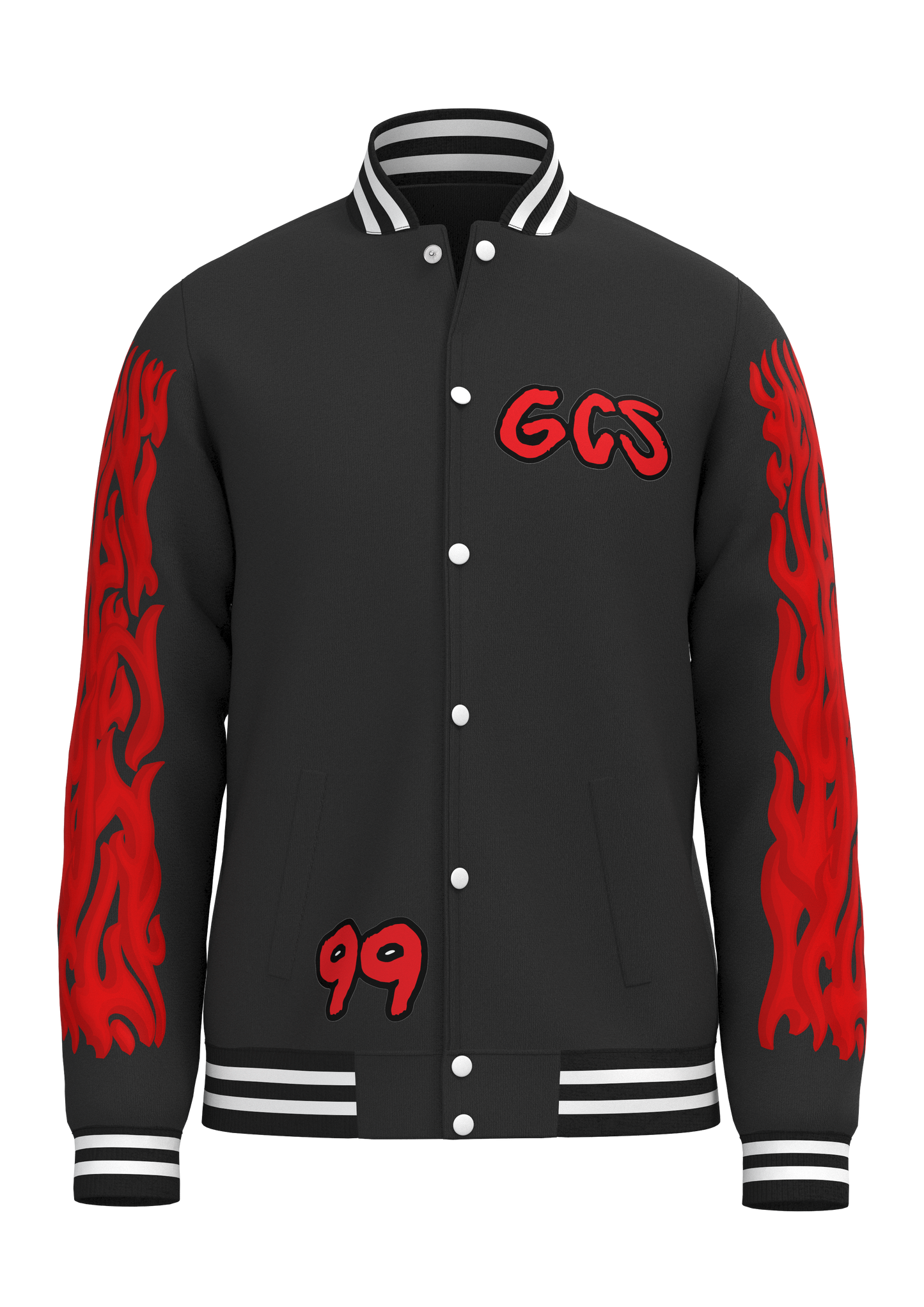 BLACK GCS VARSITY JACKET